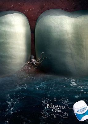 銀護(hù)潔凈，齒間奢享——Silvercare牙線平面廣告創(chuàng)意策劃